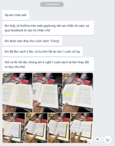 Thái độ tiếp cận tri thức rất cởi mở và nghiêm túc